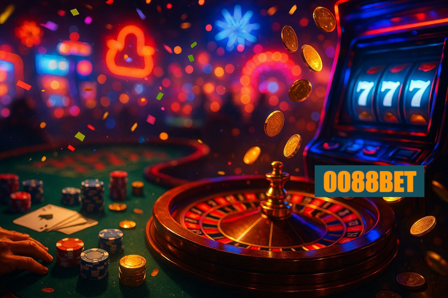 Jogos emocionantes no 0088BET