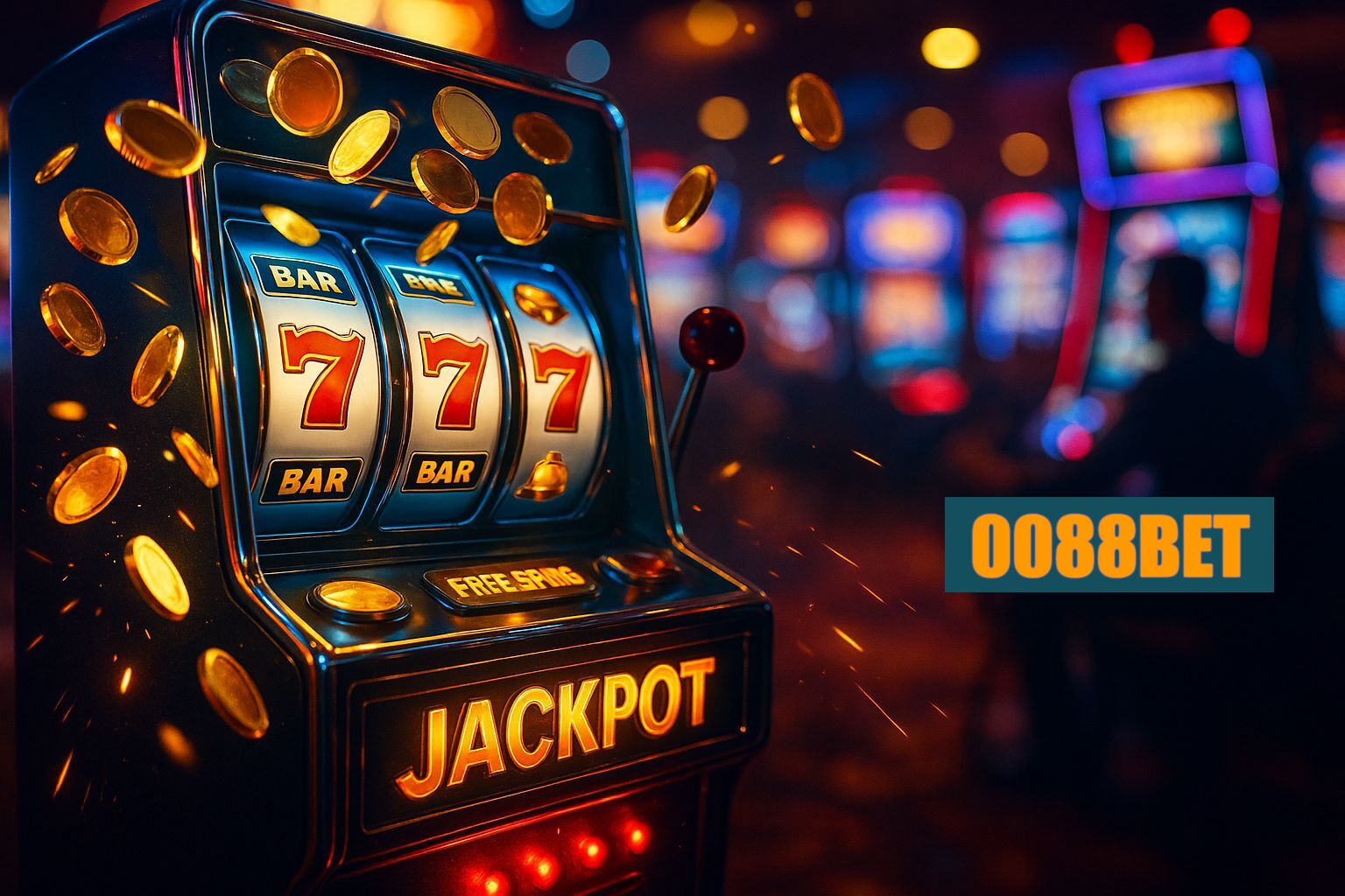 Diversos jogos de caça-níqueis